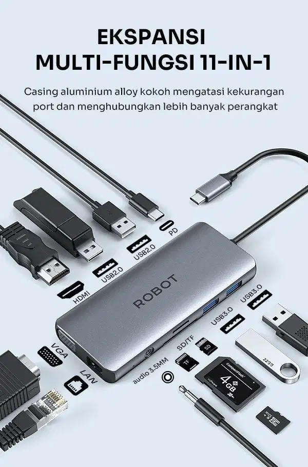 USB HUB C ROBOT HT3110