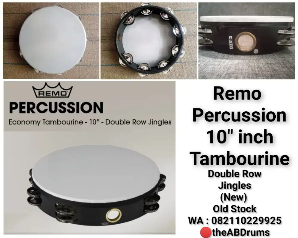 Drum Remo 10 inch double row jingles