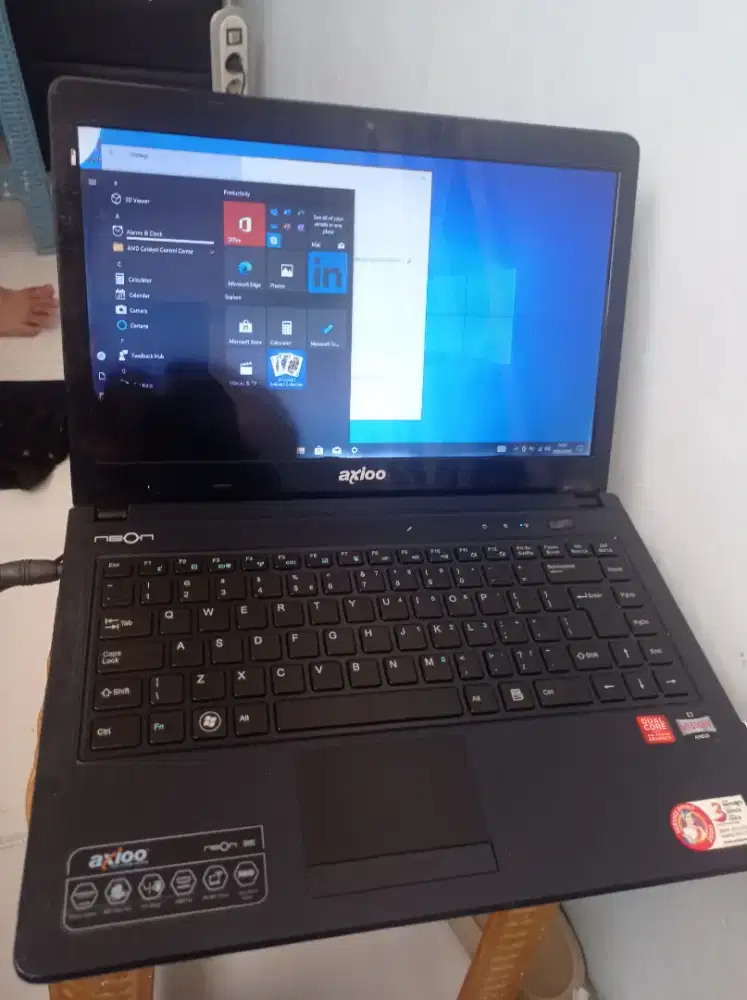 Laptop Axioo AMD E1 Dual core Ram 4GB HDD 500gb