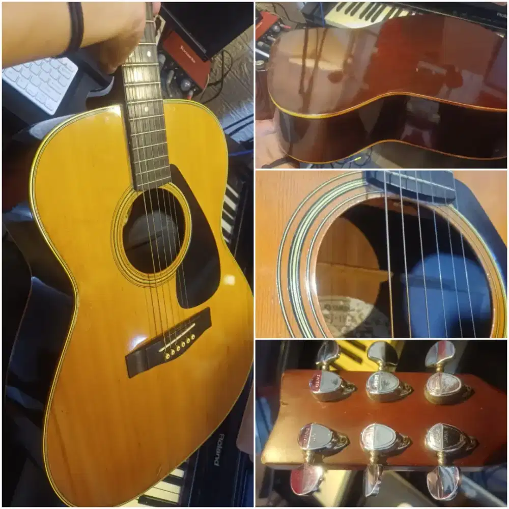 Old Rare Acoustic Yamaha Vintage SJ-180 1981 Sound Martin's Poorman