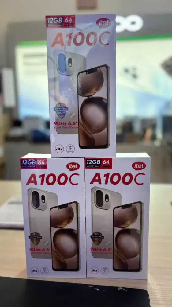 ITEL A100C RAM 4+8/64GB GARANSI RESMI ITEL