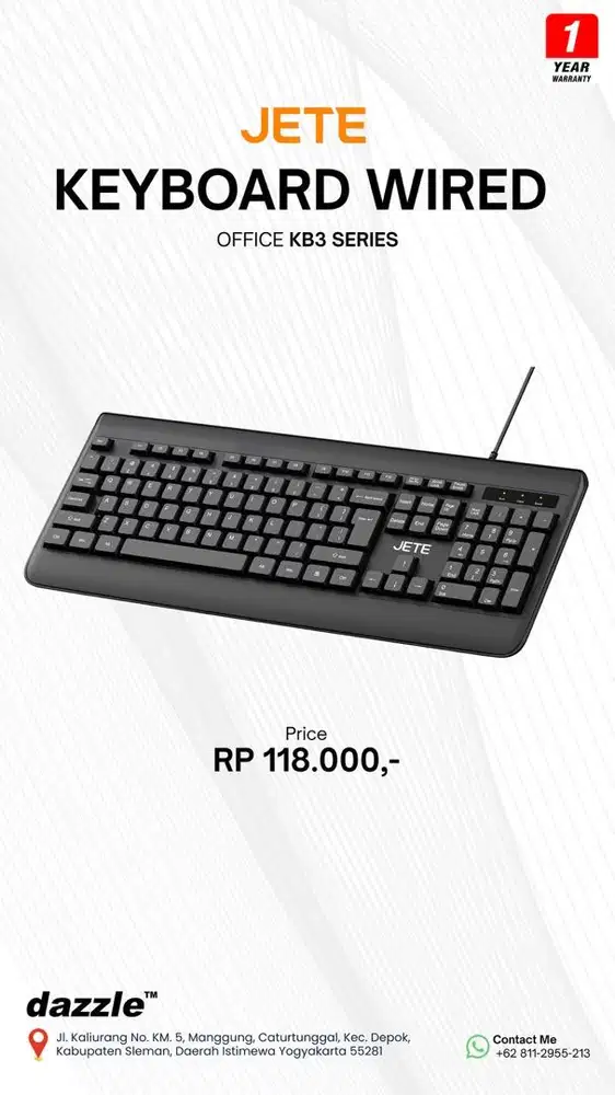 Keyboard JETE KB3 Series