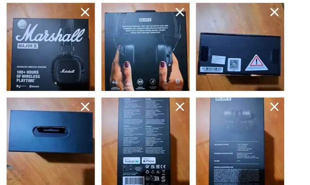 ​[NEW]Headphone Wireless Marshall Major V ORIGINAL - Suara Gahar,