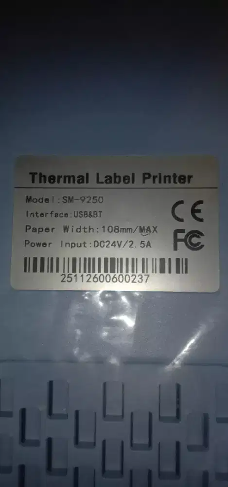 Jual printer termal label smartcom