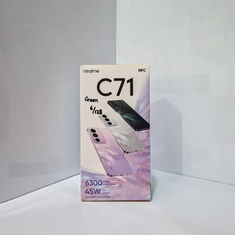 Realme C71 6/128 Baru Segell Bergaransi Resmi