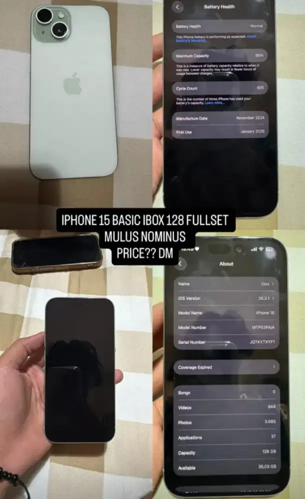 iPhone 15 128GB IBOX