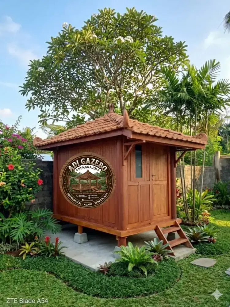 Menjual Gasebo mushola 2x2, simpel dan elegan.