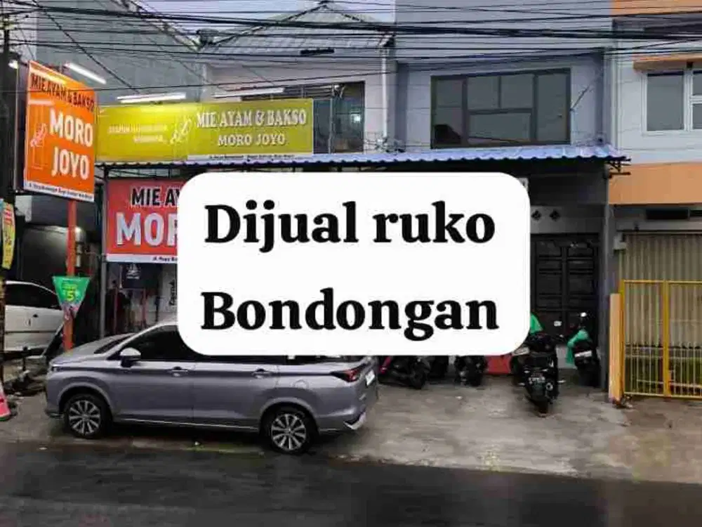 Dijual Ruko 2,5 Lt. di Bondongan, Ruko Siap Pakai, Lokasi Strategis, Daerah Ramai