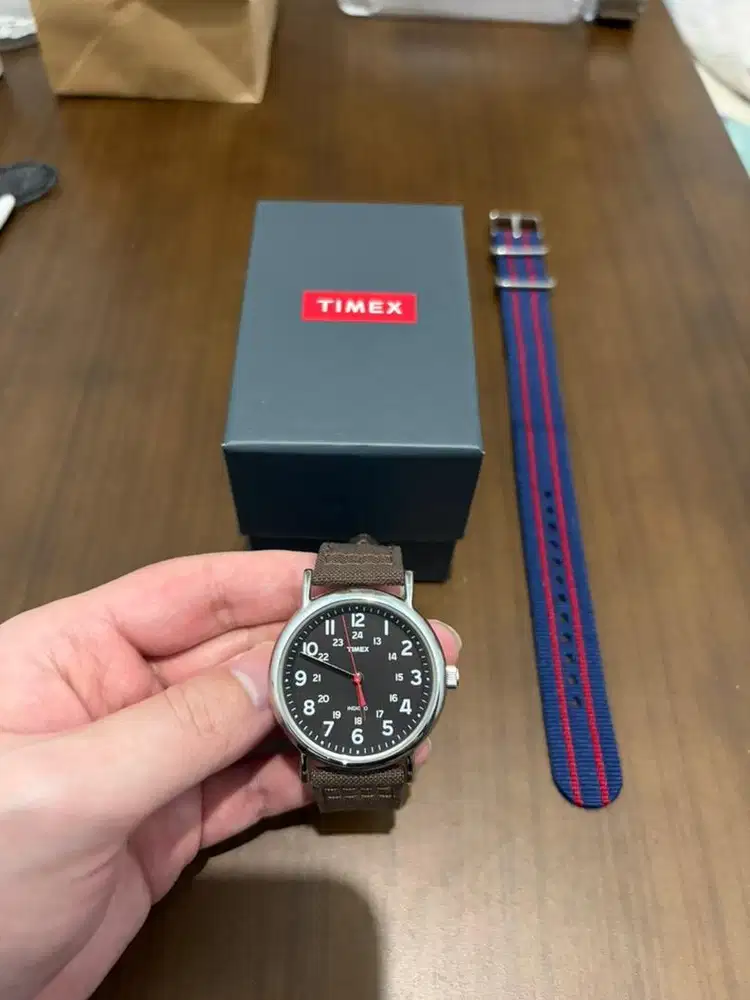 Jam Tangan Timex Weekender Original Black