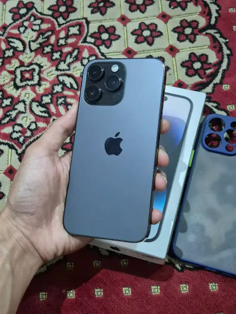 iphone 14 pro max 256gb ibox black lengkap