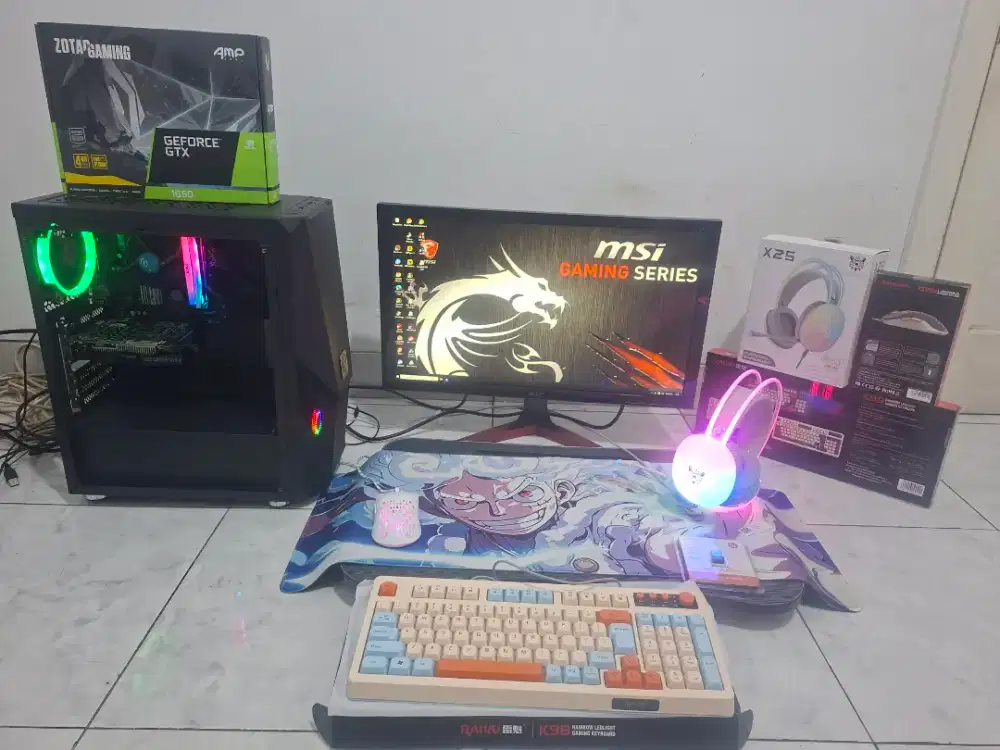 Pc live streaming Pc Gaming Pc Fullset Core i3 gen 9 Gtx 1650 rtx 3060