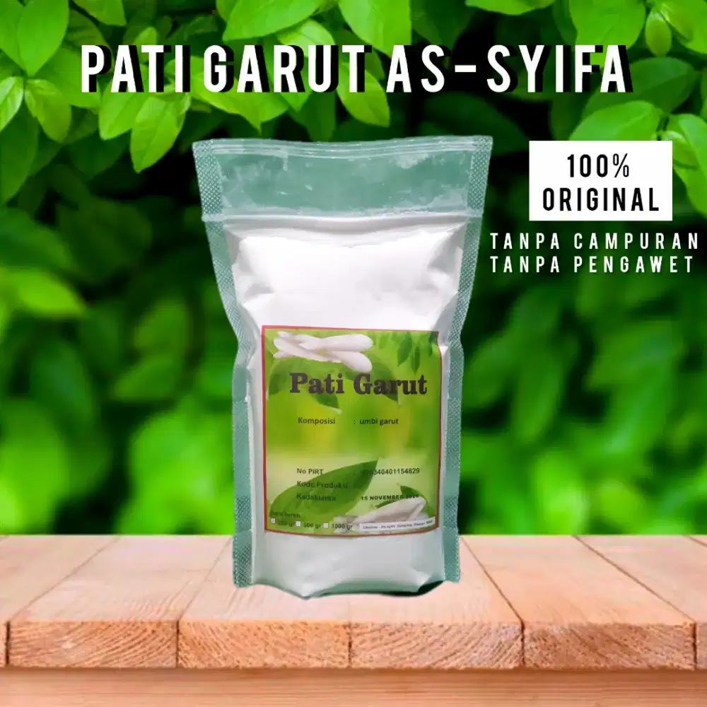 Tepung Pati Garut 100% Asli
