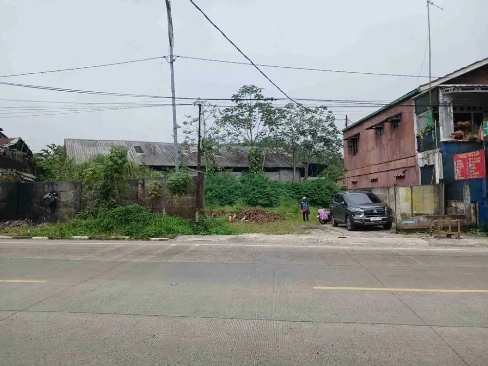 Jual Tanah 3000m pinggir jalan raya Caringin Bogor