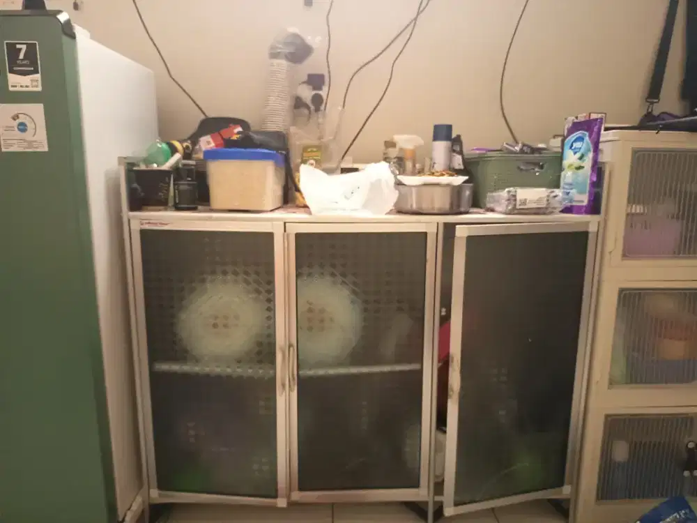 jual rak piring 3 pintu