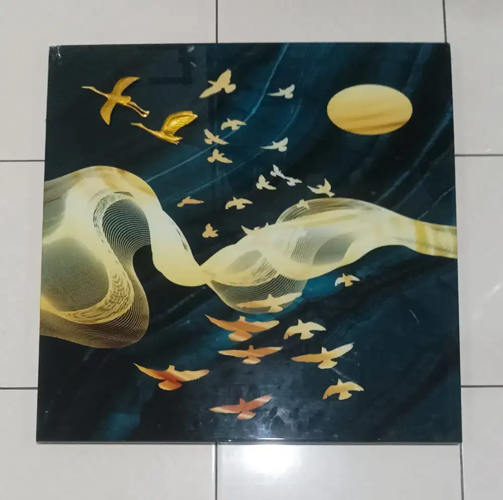 Dijual lukisan acrylic burung