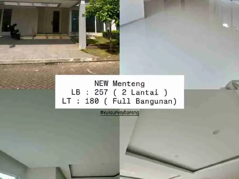 SIAP HUNI NEW MENTENG VILLAGE GADING SERPONG 12X15 SUPER GOOD CONDITION