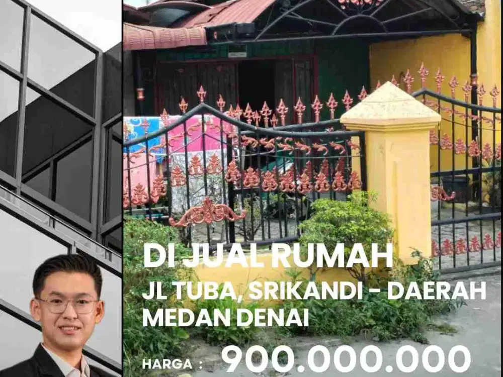 DIJUAL RUMAH DI JL SRIKANDI DAERAH MEDAN DENAI