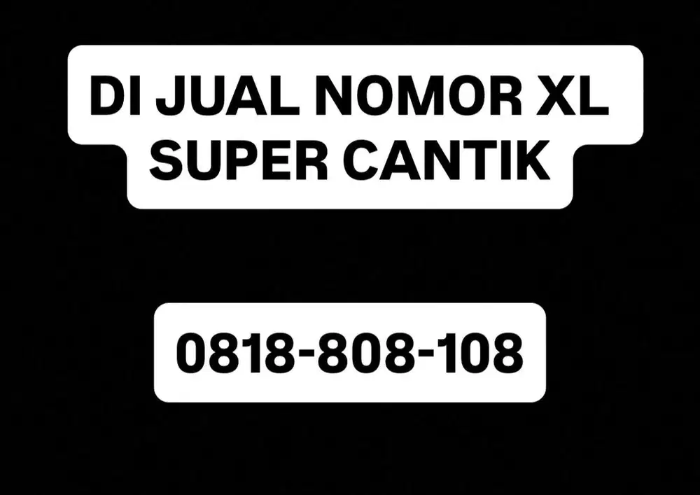 NOMOR XL CANTIK