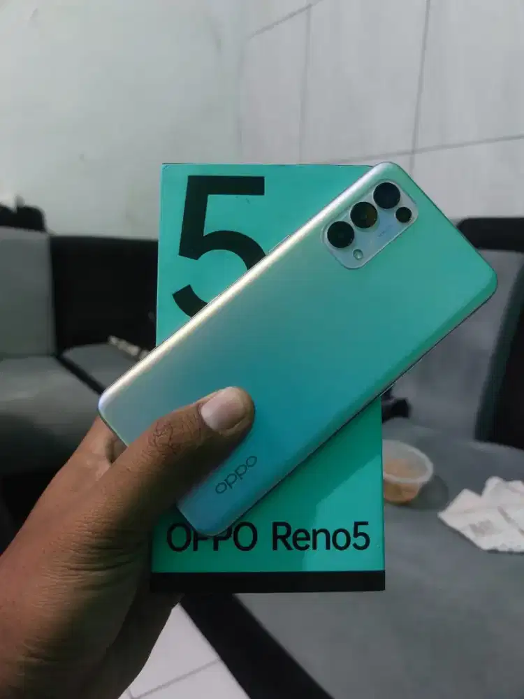 Oppo reno 5 ram 8/128 fullset