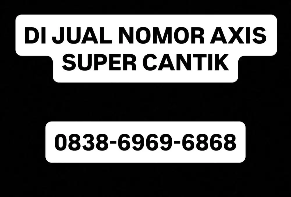 NOMOR AXIS CANTIK
