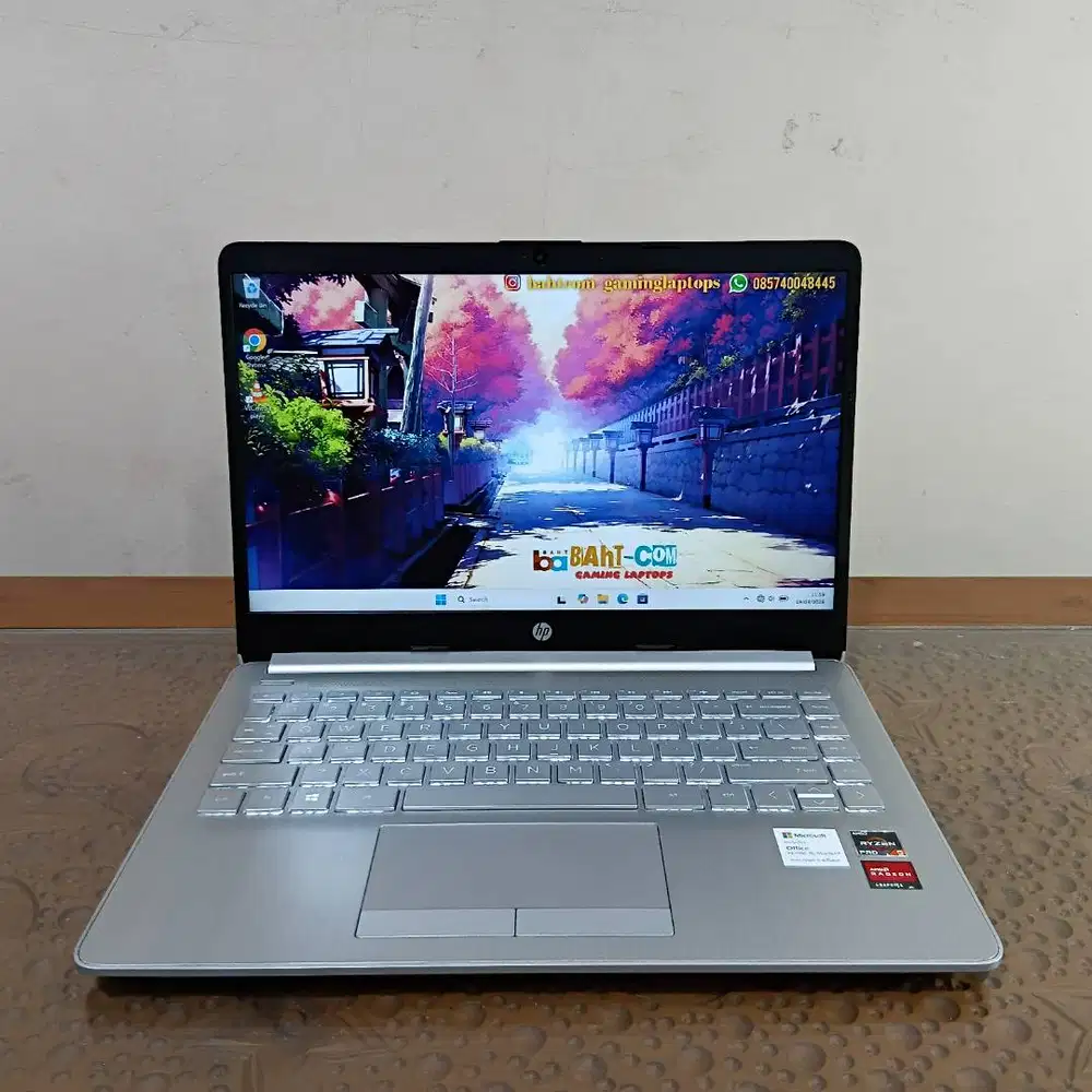 HP 14s RYZEN 5 3500U VGA 2GB RAM 8GB SSD 512GB MULUS