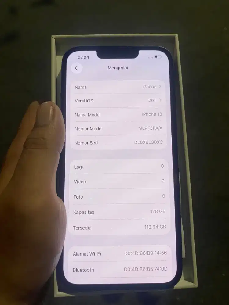 Jual iphone 13/128 resmi ibox