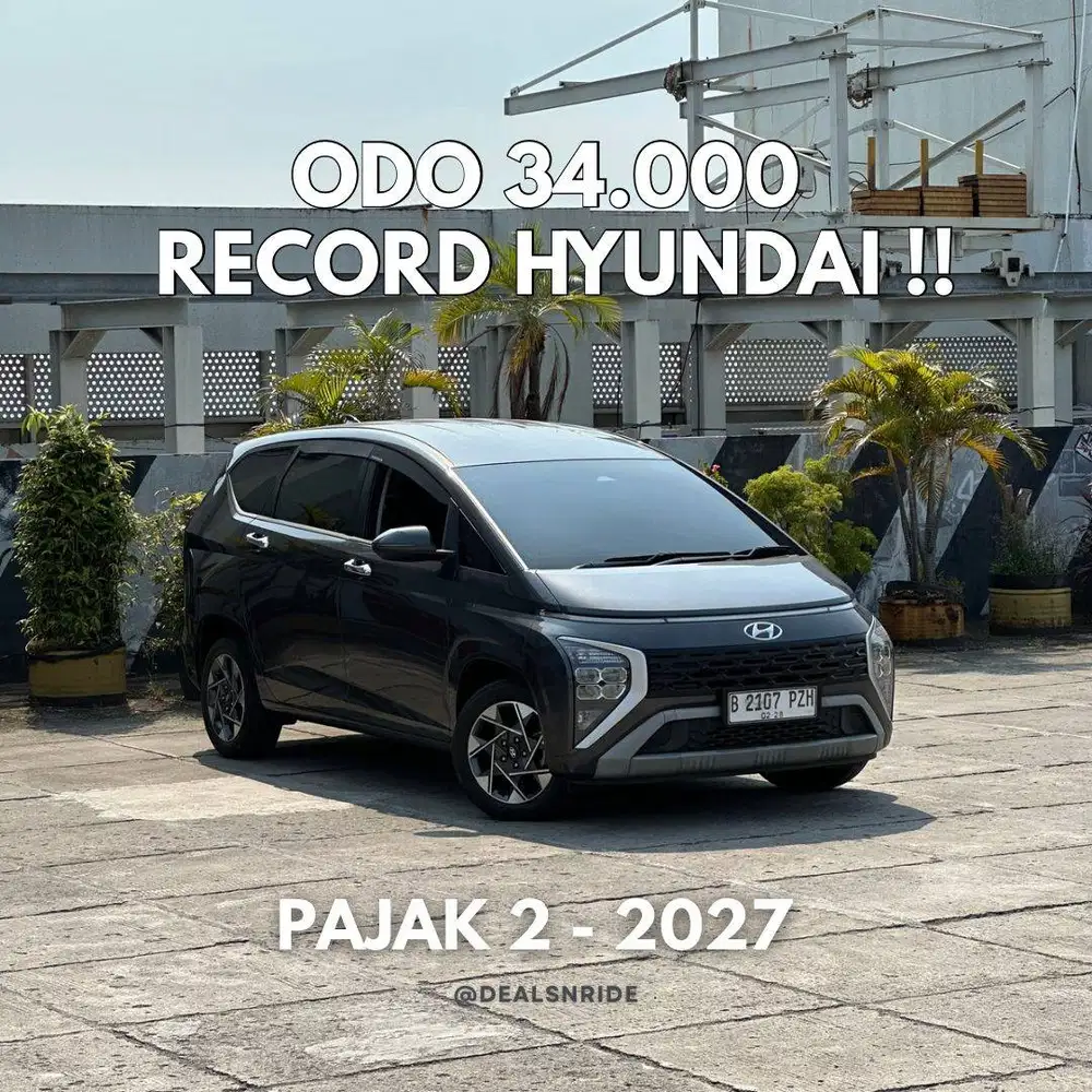 KM 34.000 ANTIKK !! PAJAK 2/2027 HYUNDAI STARGAZER PRIME 7 SEAT 2022