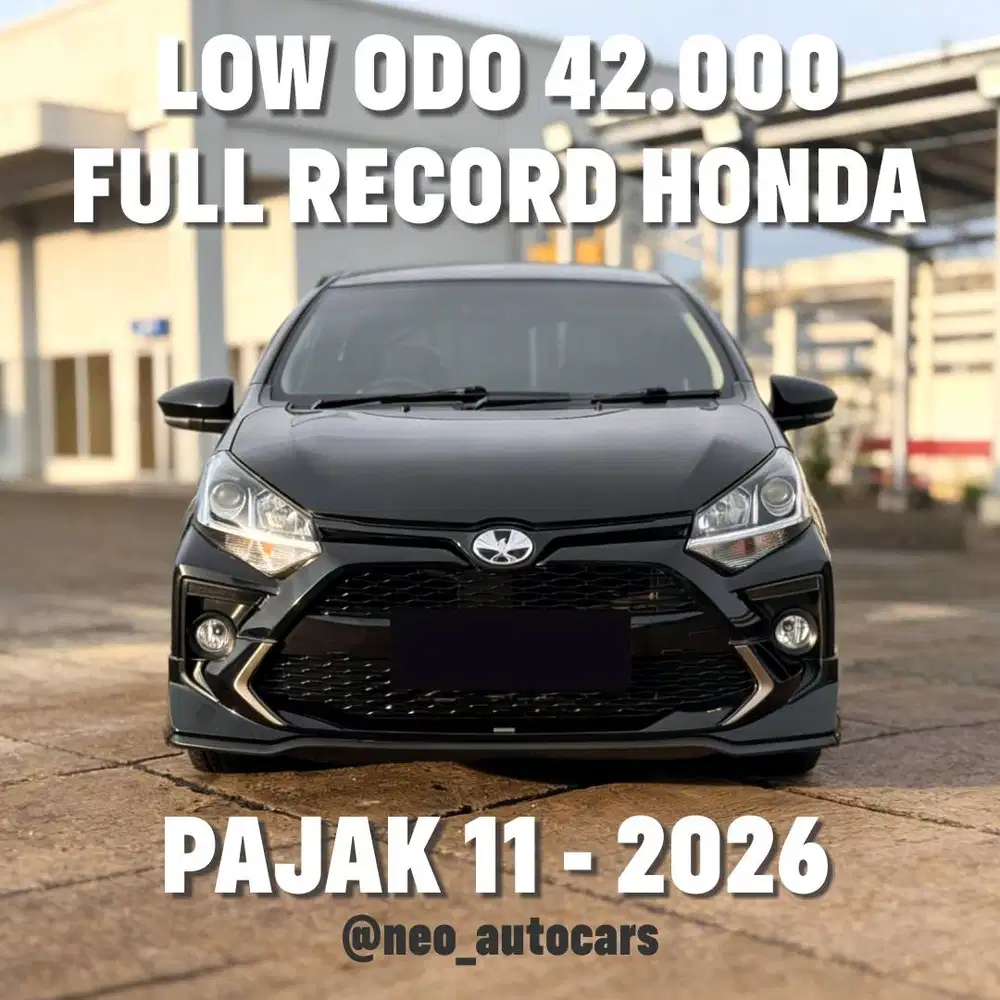 KM 42 RB‼️AGYA GR MATIC KM LOW DP 15 JUTA