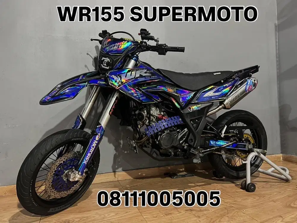 YAMAHA WR155 WR 155 FULL MODIF SUPERMOTO BISA TT MOTOR LAIN