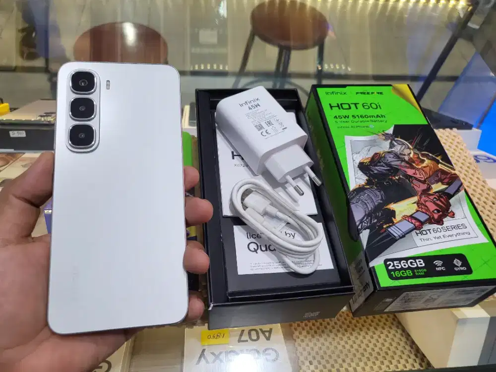 INFINIX HOT 60I RAM 16/256GB LIKE_NEW  GARANSI RESMI INDONESIA