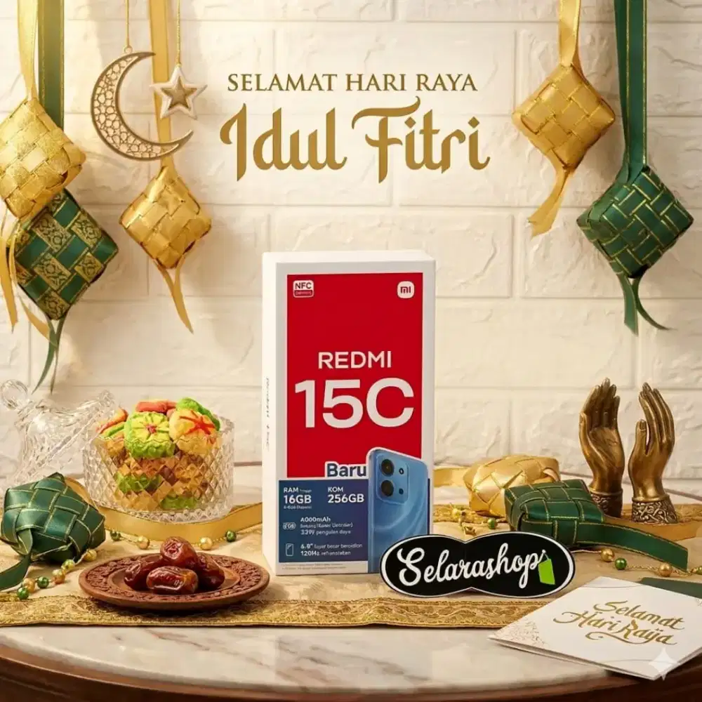 REDMI 15C 8/256 BARU GARANSI RESMI