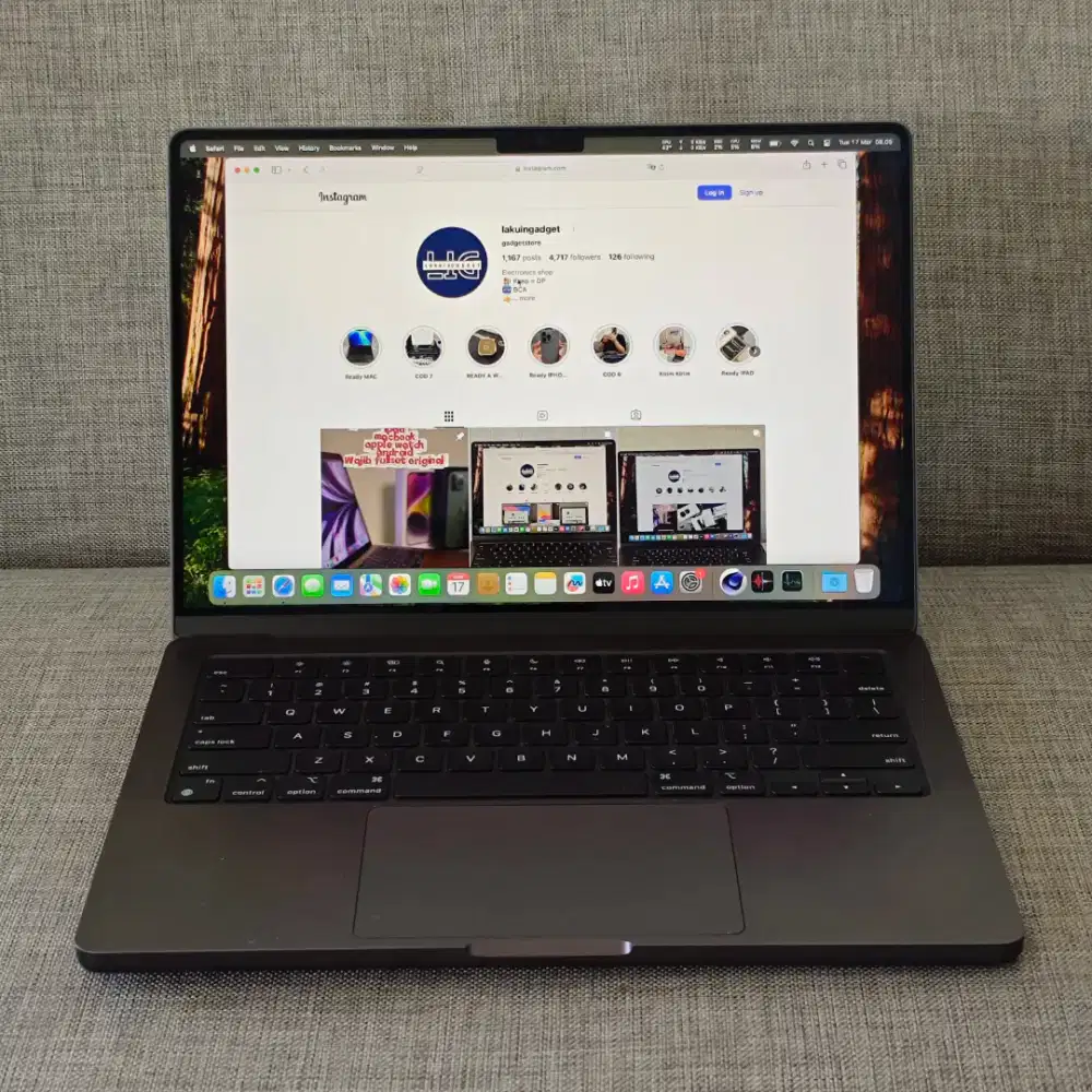 Macbook Pro M3 Pro 14 Inch 18/512Gb 11C14Gpu Garansi Ibox Des 2026