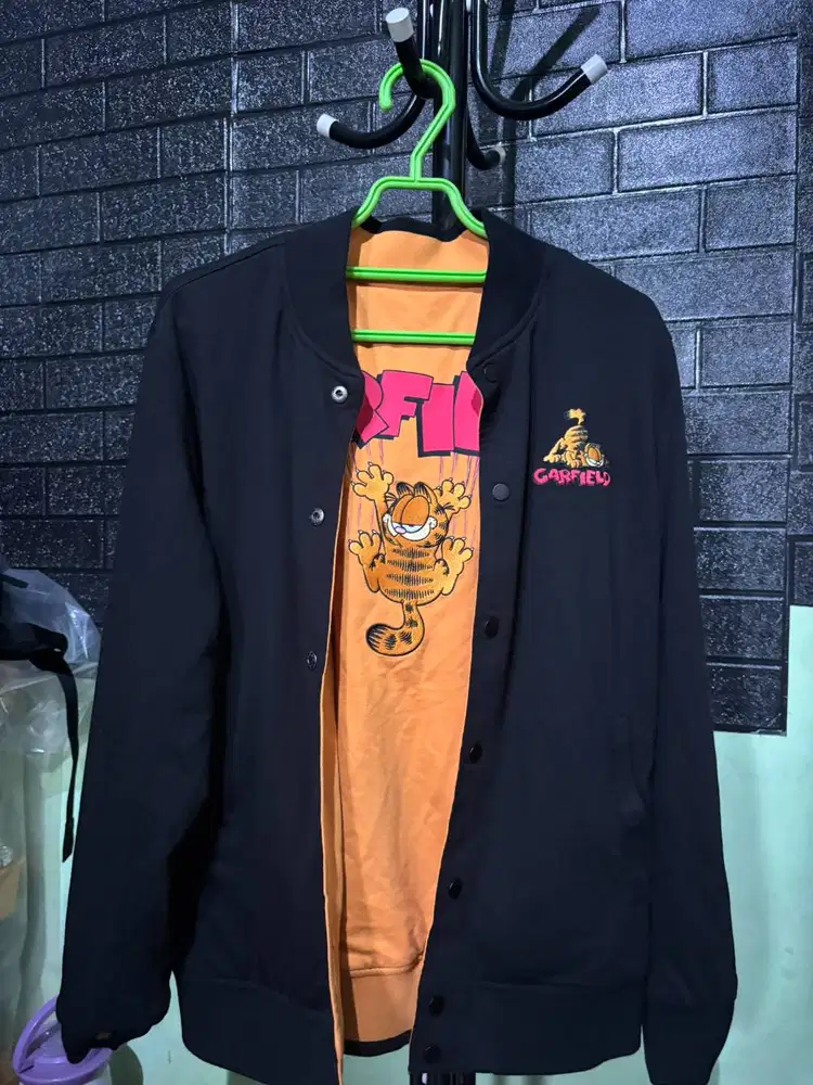 Jaket Giordano Garfield Yellow Original Size M Murah