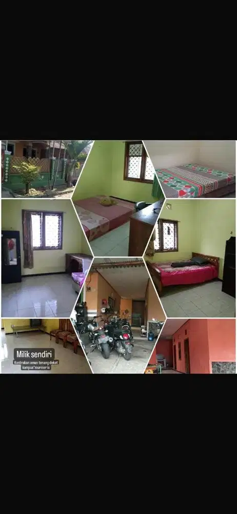 RUMAH DISEWAKAN Area Strategis Dekat Kampus2 Besar + Full Furniture