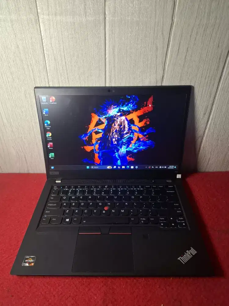 Lenovo Thinkpad T14 Gen1 AMD Ryzen5 Ram16Gb Ssd256Gb Siap Tempur