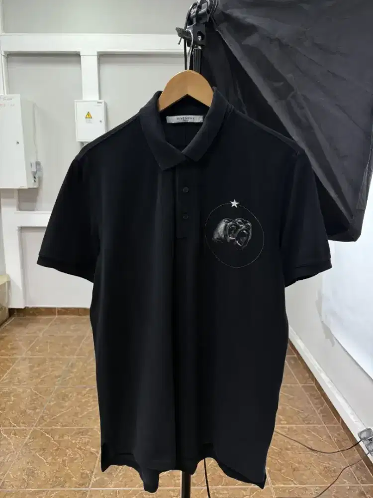 Kaos kerah Givenchy Brother Monkey L