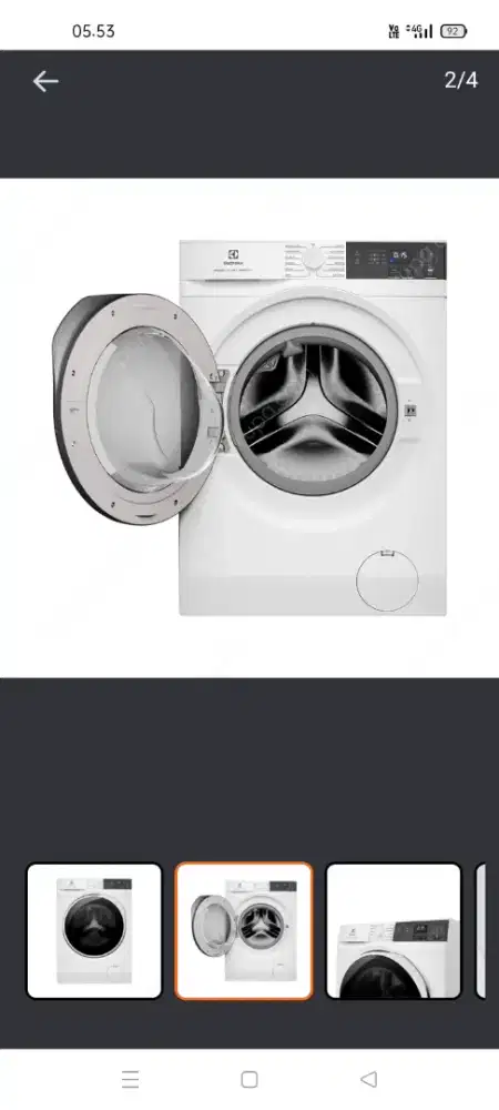 Electrolux 8kg mesin cuci