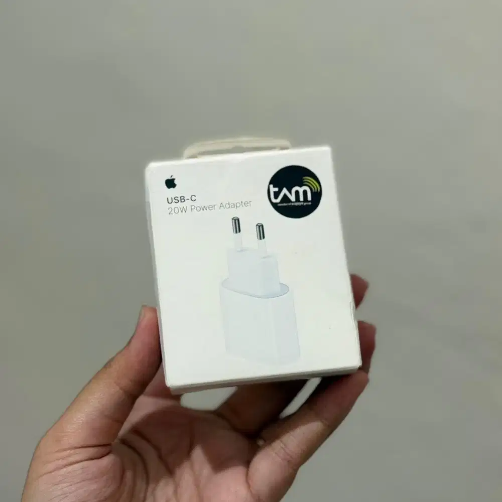 Adaptor Apple 20W USB Type C Segel TAM
