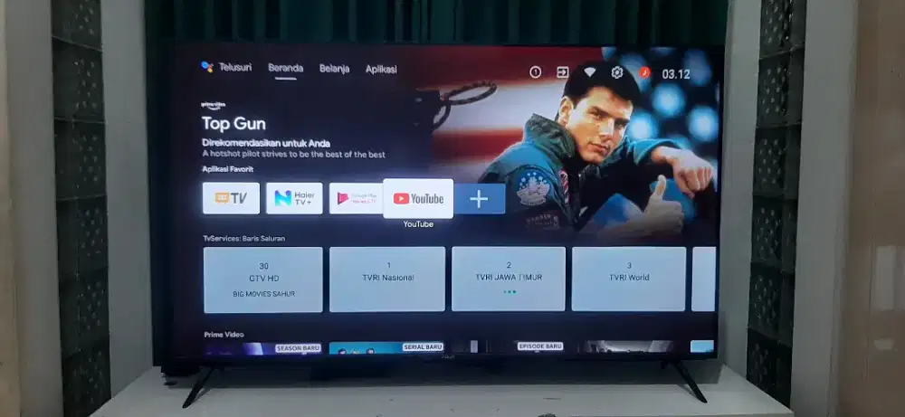 TV ANDROID AQUA JAPAN 58 INCH ISTIMEWA