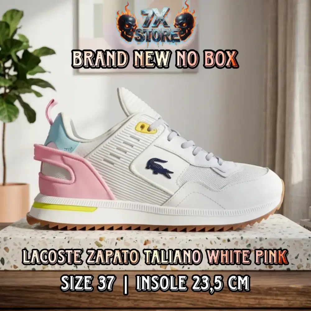 SEPATU SNEAKERS CASUAL/SANTAI WANITA LACOSTE