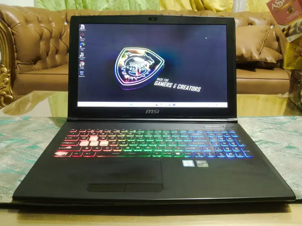 MSI Leopard Core i7 Ram 16Gb Ssd 128Gb + Hdd 1Tb Gtx 1060 Keyboard RGB