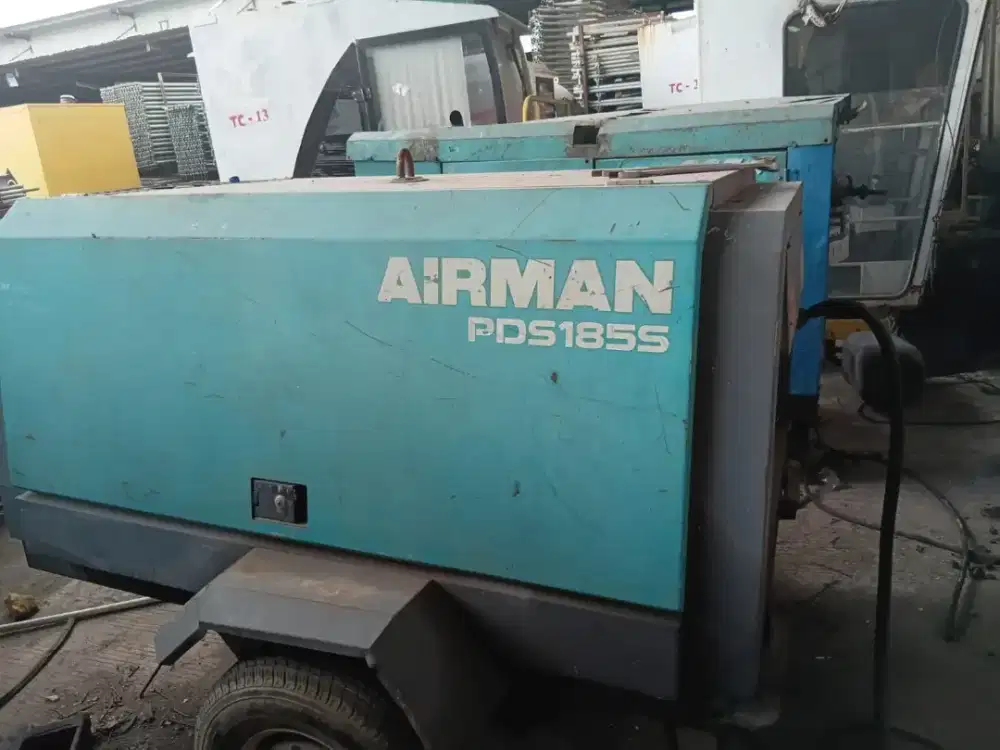 kompresor AIRMAN  Pds185s RPM nya 200 tahun pembuatan 2017