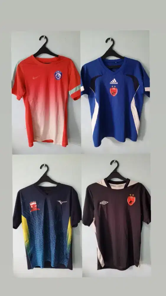 jersey kaos Nike Umbro Adidas Mizuno dll, koleksi pribadi