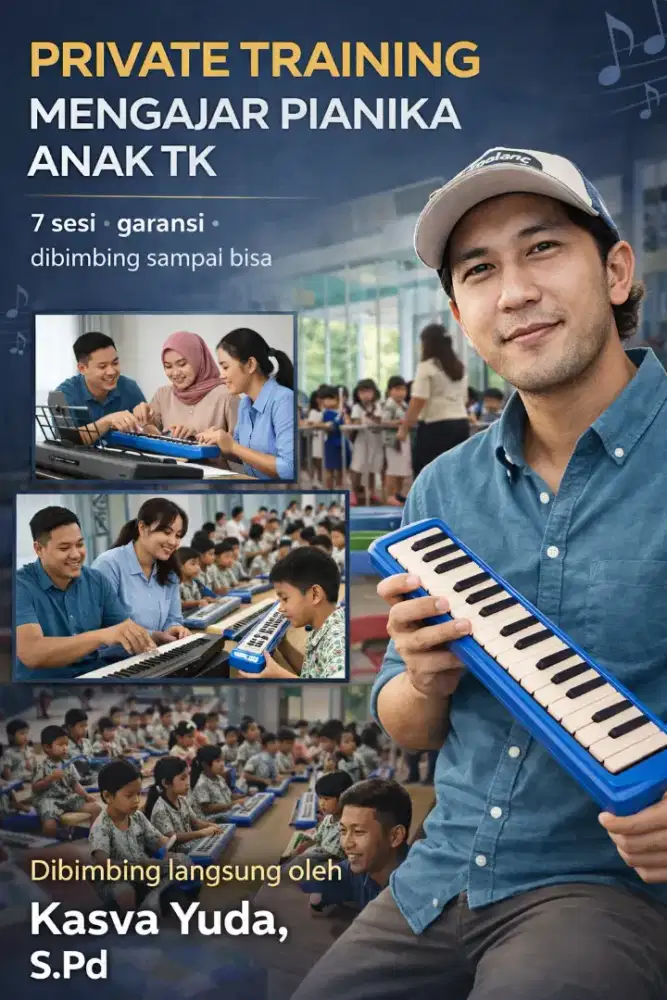 Guru TK Bingung Ngajarin Pianika? Private Training Solusinya