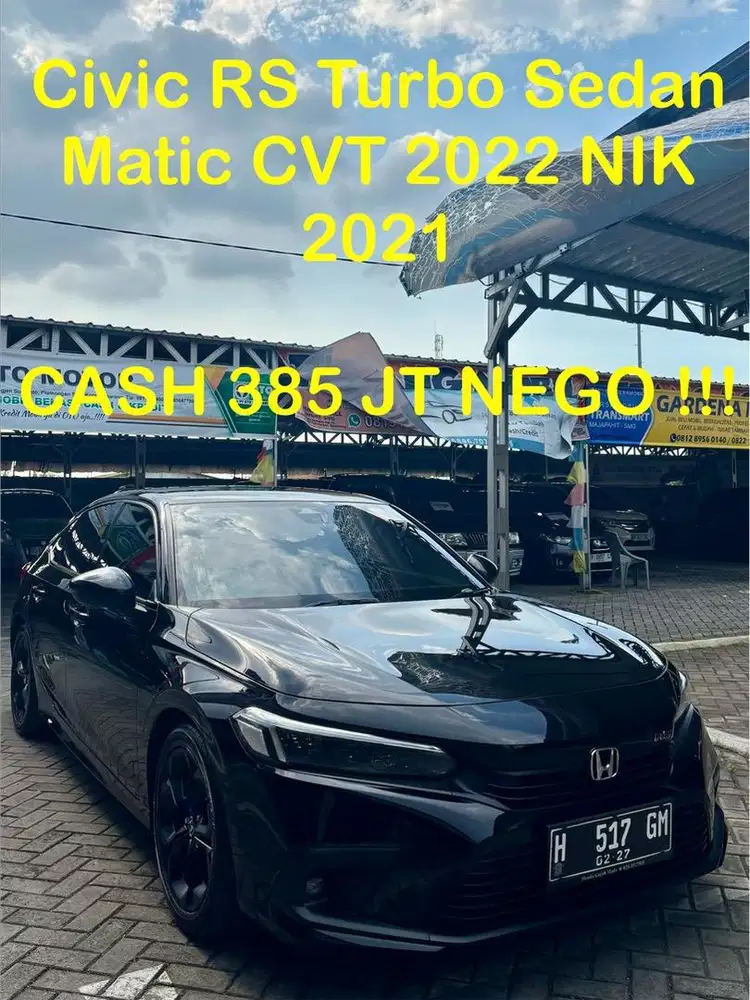 Civic RS Turbo Sedan Matic 2022 NIK 2021 CVT