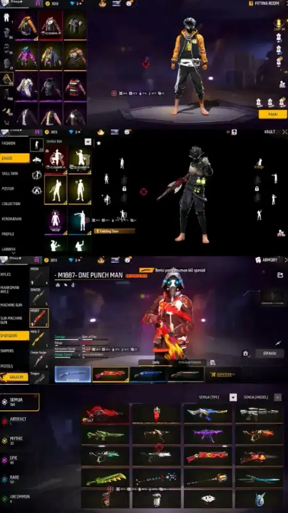 JUAL AKUN FF SULTAN BAGUS AMAN DAN TERPERCAYA