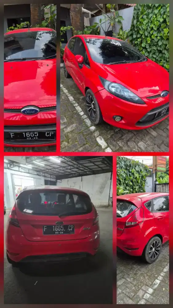 Ford fiesta 1.4at trend 2011 merah off3x.bisa tt motor