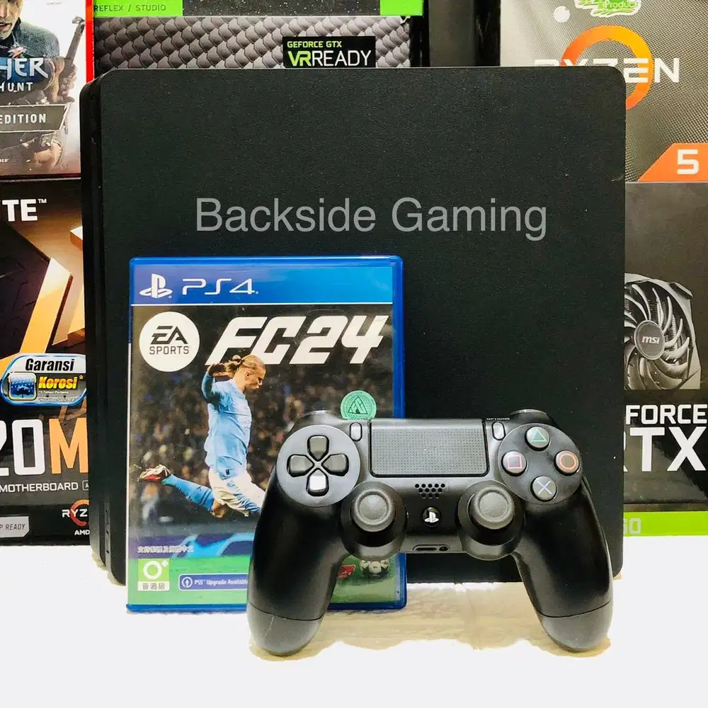 PS4 Slim Original BD + Digital Games