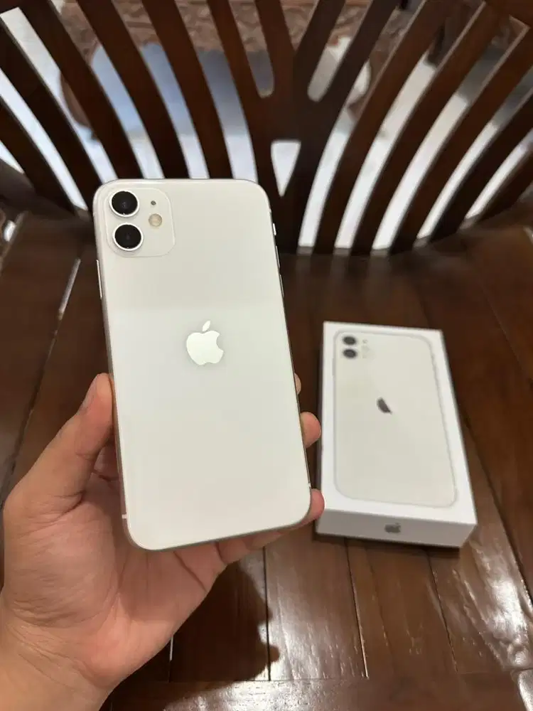 Iphone 11 64gb White, Mulus Fullset