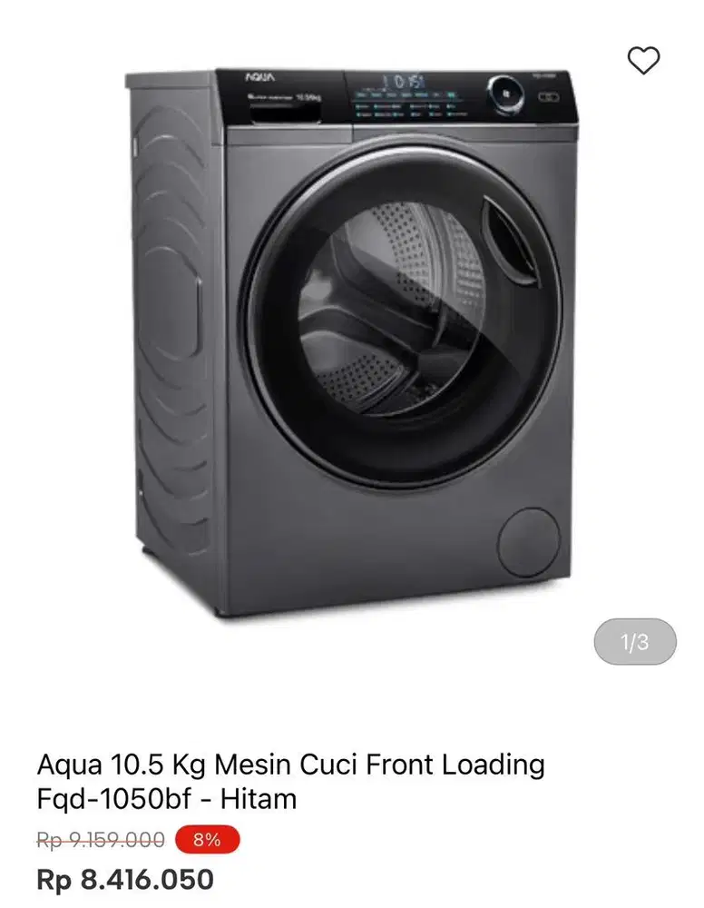 WM AQUA FRONT LOAD 10,5kg